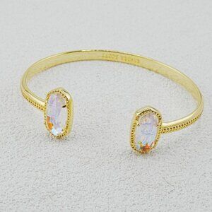 Kendra Scott Oval White AB Bangle